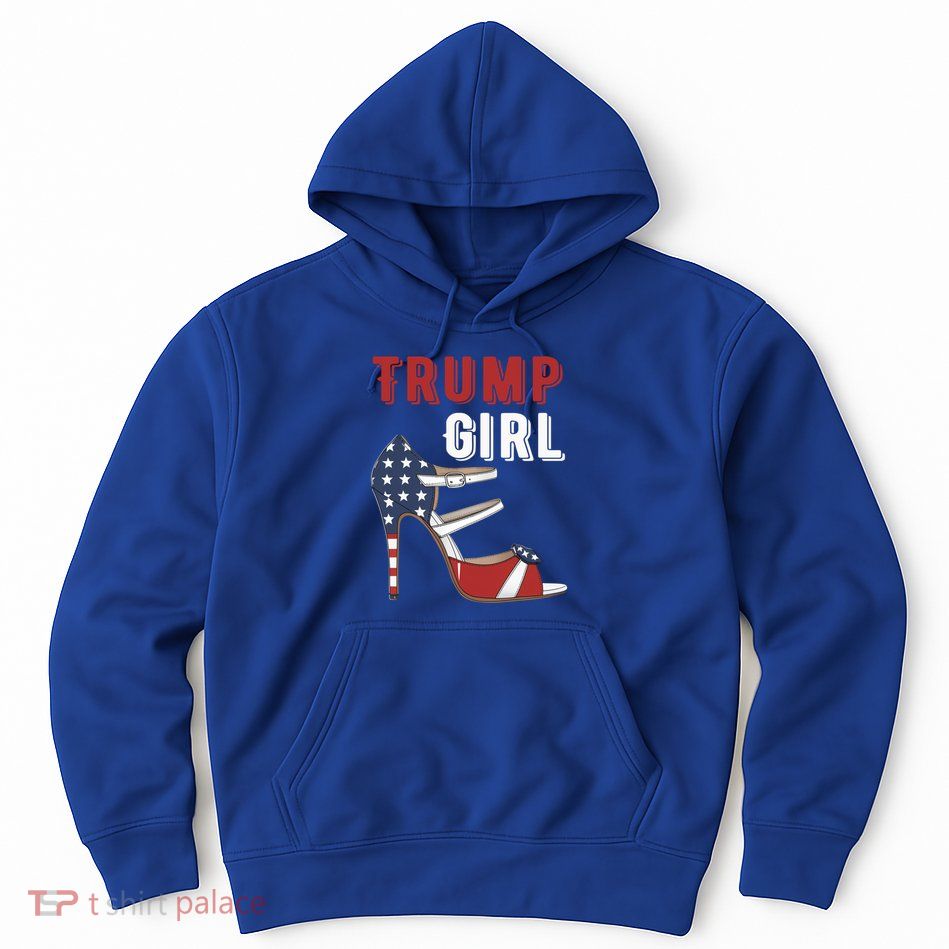Funny Trump Election Trump Heel Shoe Gift Hoodie