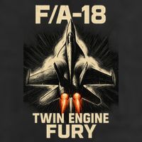F/A-18 Twin Engine Fury Cool Comfort Performance Bucket Hat