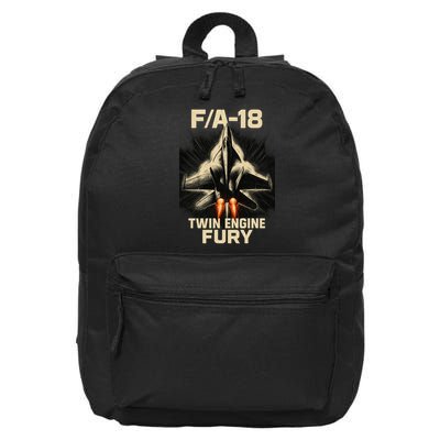 F/A-18 Twin Engine Fury 16 in Basic Backpack