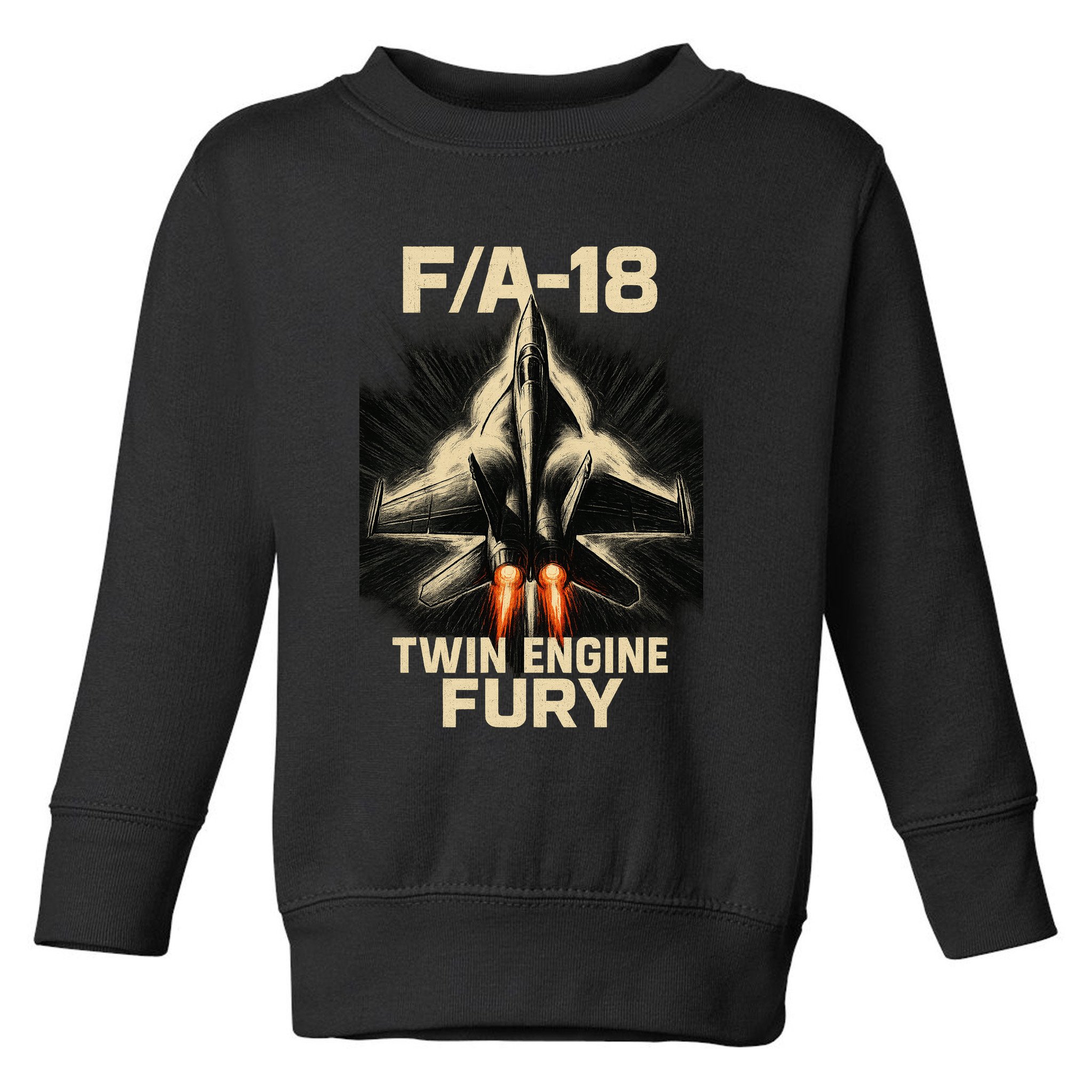 F/A-18 Twin Engine Fury Toddler Sweatshirt