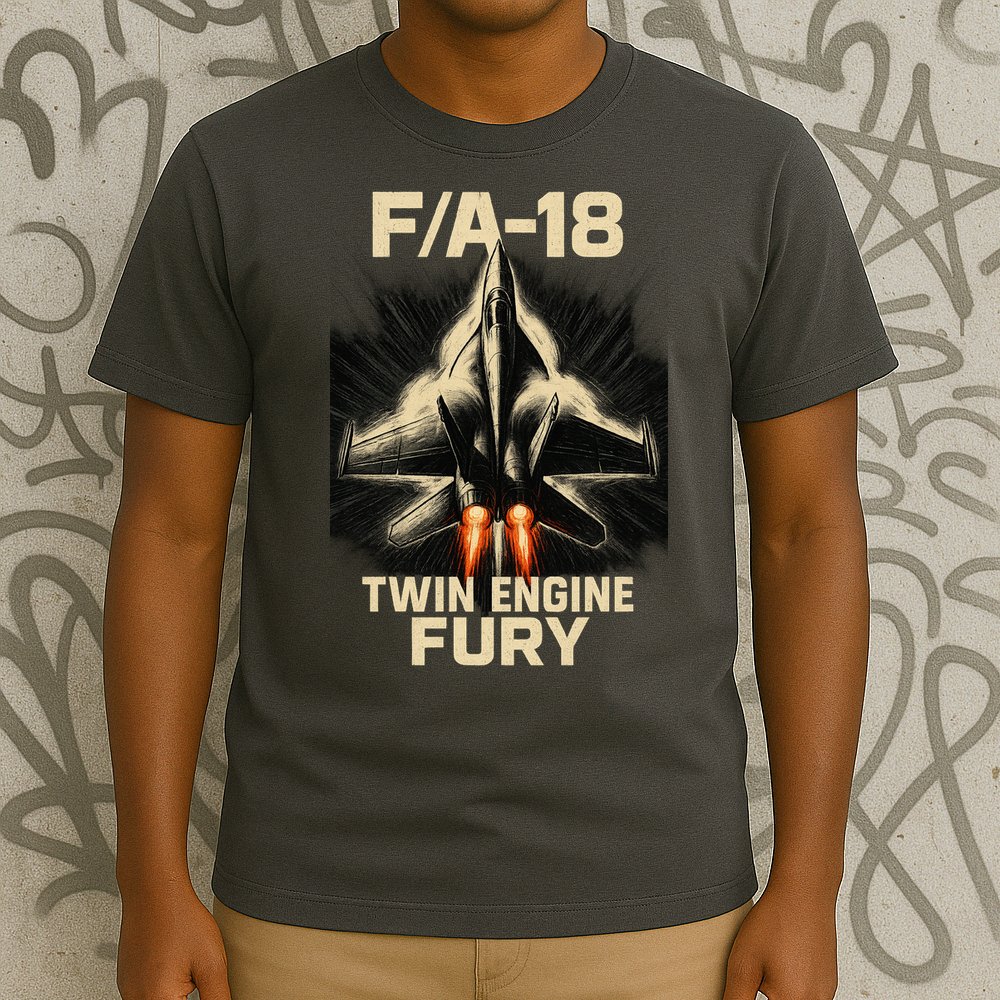 F/A-18 Twin Engine Fury T-Shirt