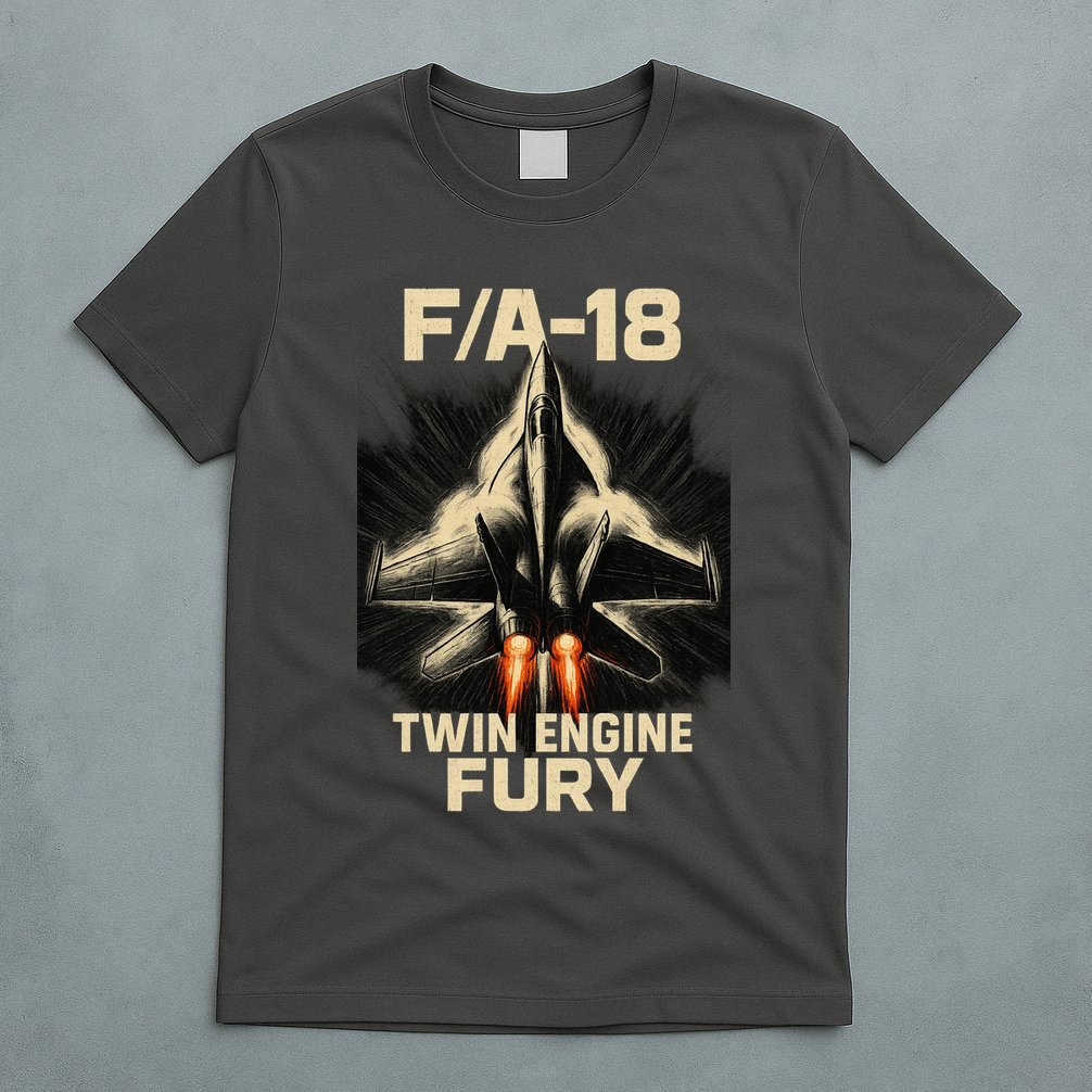 F/A-18 Twin Engine Fury T-Shirt