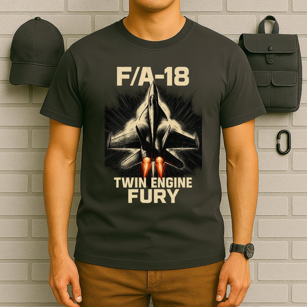 F/A-18 Twin Engine Fury T-Shirt