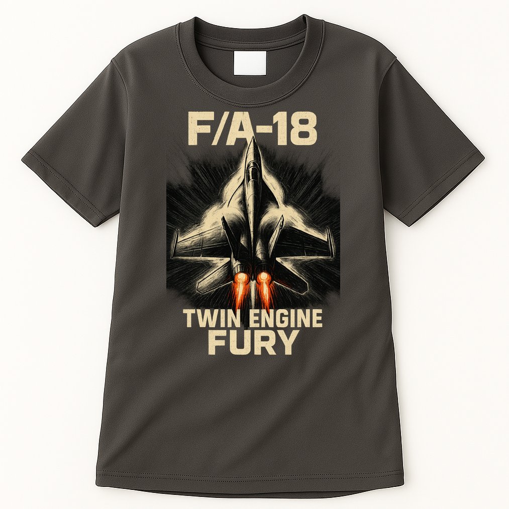 F/A-18 Twin Engine Fury Tall T-Shirt