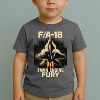 F/A-18 Twin Engine Fury Toddler T-Shirt