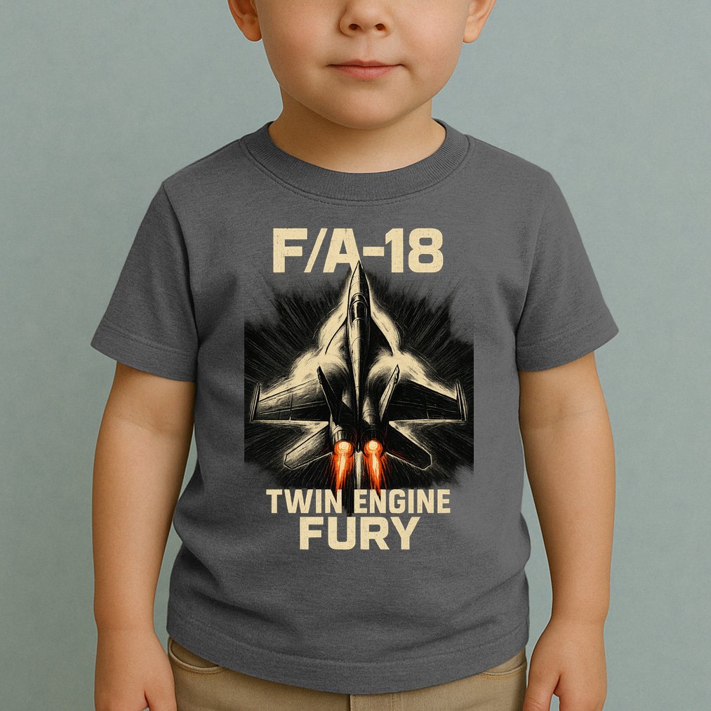 F/A-18 Twin Engine Fury Toddler T-Shirt
