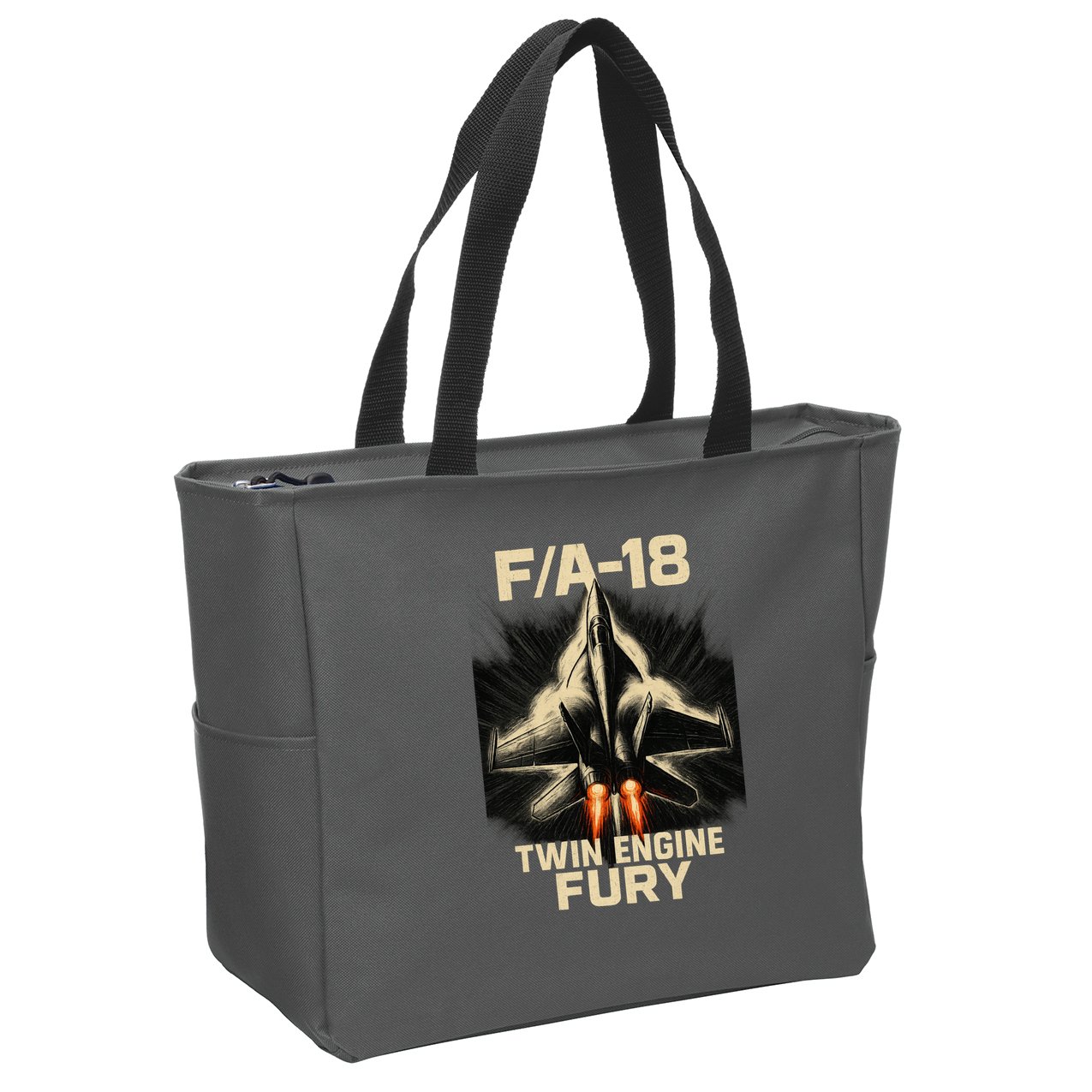 F/A-18 Twin Engine Fury Zip Tote Bag