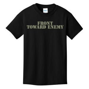 Front Toward Enemy Claymore Mine Funny Military Joke Kids T-Shirt