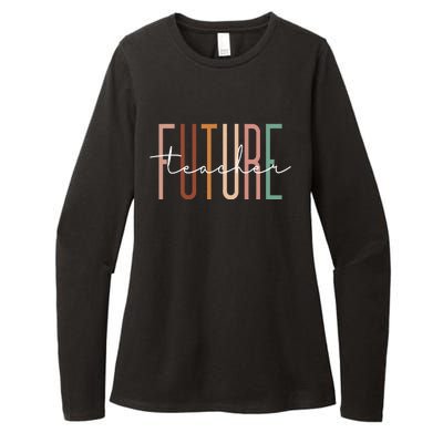 Future Teacher Educator Teacher in Progress Graduation Womens CVC Long Sleeve Shirt