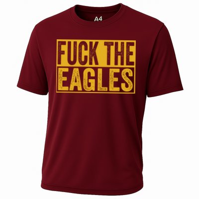 Fuck The Eagles Shirt Funny Eagles Gift For Sports Fans Cooling Performance Crew T-Shirt