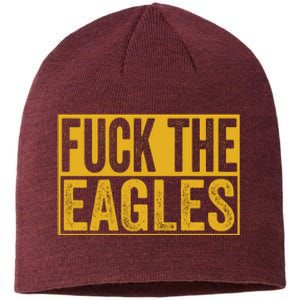 Fuck The Eagles Shirt Funny Eagles Gift For Sports Fans Sustainable Beanie