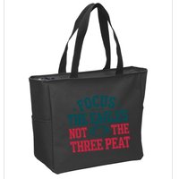 Focus The Eagle Not The Three Peat Football Team Lover Philadelphia Zip Tote Bag
