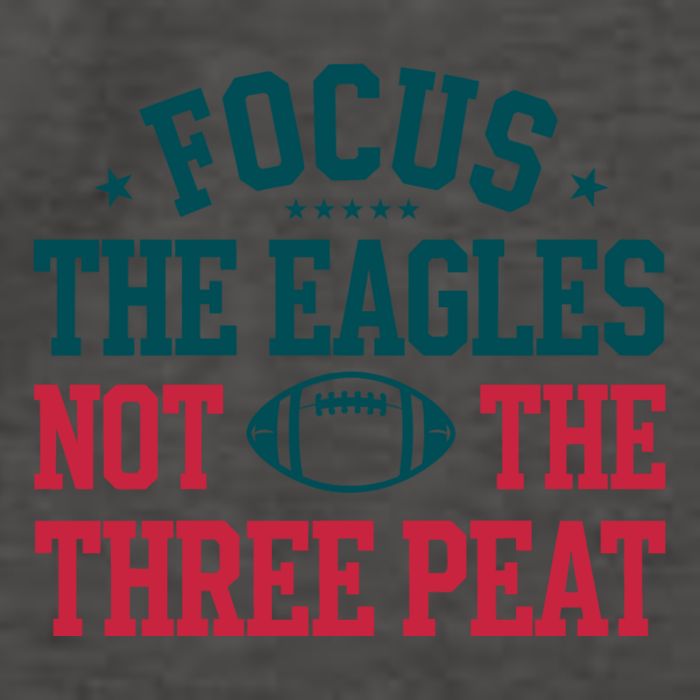 Focus The Eagle Not The Three Peat Football Team Lover Philadelphia Vector Backpack
