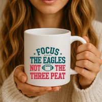 Focus The Eagle Not The Three Peat Football Team Lover Philadelphia Mug