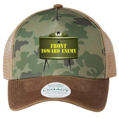 Front Toward Enemy Military Claymore Mine Front Toward Enemy Legacy Tie Dye Trucker Hat