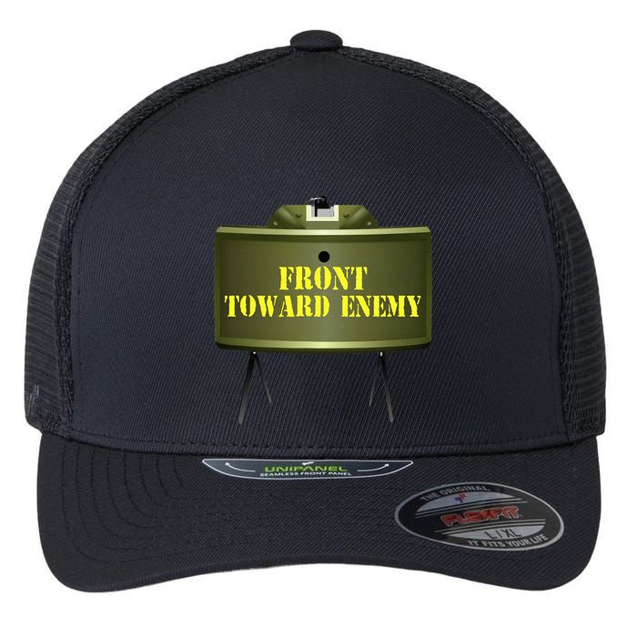 Front Toward Enemy Military Claymore Mine Front Toward Enemy Flexfit Unipanel Trucker Cap