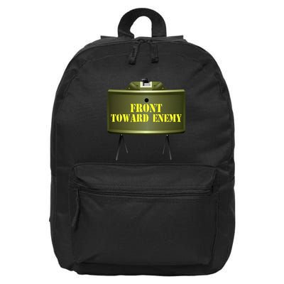 Front Toward Enemy Military Claymore Mine Front Toward Enemy 16 in Basic Backpack