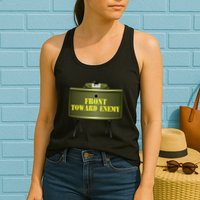 Front Toward Enemy Military Claymore Mine Front Toward Enemy Womens Tank Top
