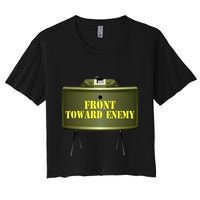 Front Toward Enemy Military Claymore Mine Front Toward Enemy Crop Top