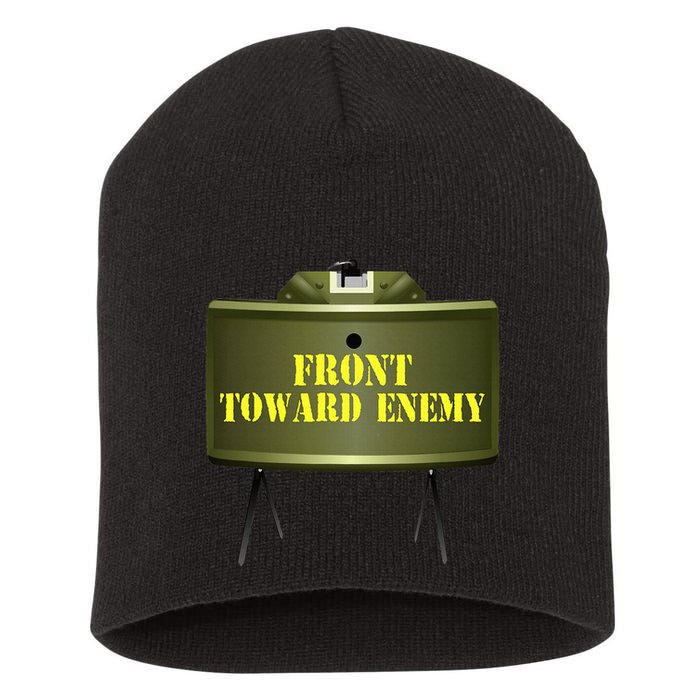 Front Toward Enemy Military Claymore Mine Front Toward Enemy Short Acrylic Beanie