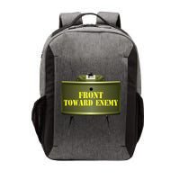 Front Toward Enemy Military Claymore Mine Front Toward Enemy Vector Backpack
