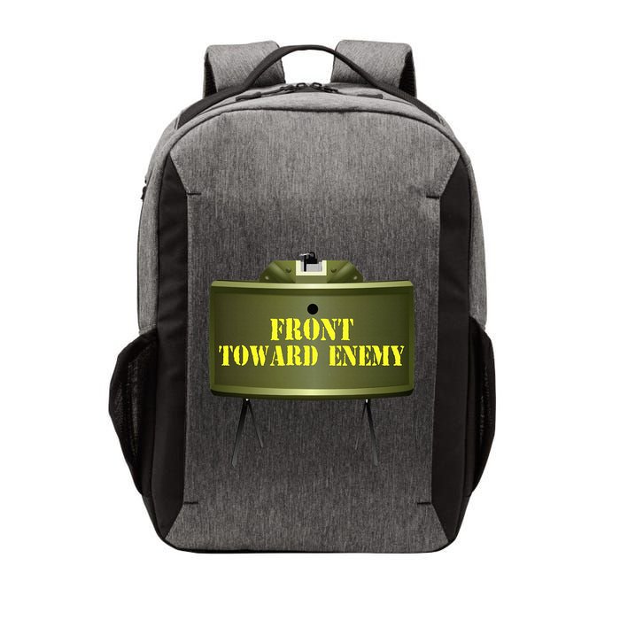 Front Toward Enemy Military Claymore Mine Front Toward Enemy Vector Backpack