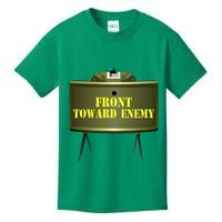Front Toward Enemy Military Claymore Mine Front Toward Enemy Kids T-Shirt