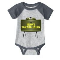 Front Toward Enemy Military Claymore Mine Front Toward Enemy Infant Baby Jersey Bodysuit