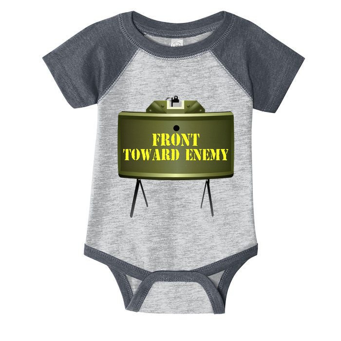 Front Toward Enemy Military Claymore Mine Front Toward Enemy Infant Baby Jersey Bodysuit