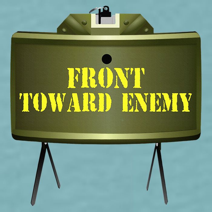 Front Toward Enemy Military Claymore Mine Front Toward Enemy Sueded Cloud Jersey T-Shirt