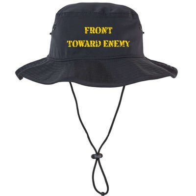 Front Toward Enemy Funny Military Claymore Mine Inspired Bucket Hat