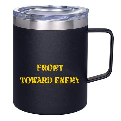 Front Toward Enemy Funny Military Claymore Mine Inspired 12oz Stainless Steel Coffee Mug