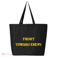 Front Toward Enemy Funny Military Claymore Mine Inspired 25L Jumbo Tote