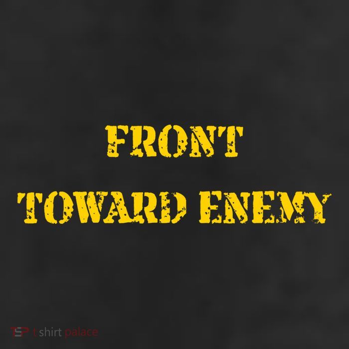 Front Toward Enemy Funny Military Claymore Mine Inspired 25L Jumbo Tote