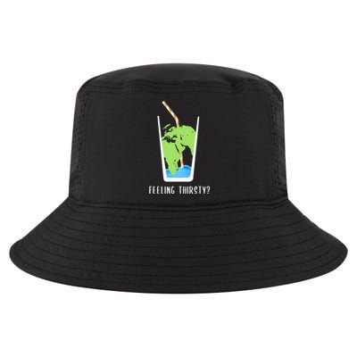 Feeling Thirsty Earth Runs Out Of Water Save Water Supply Gift Cool Comfort Performance Bucket Hat