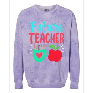 Future Teacher Education Student Colorblast Crewneck Sweatshirt