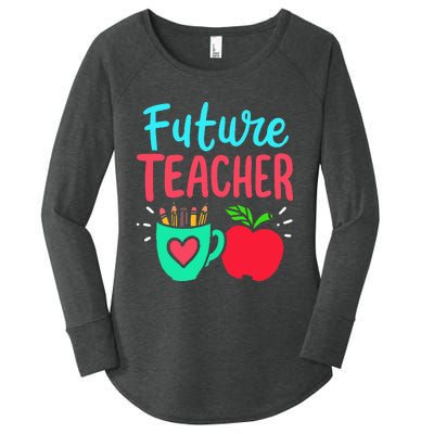 Future Teacher Education Student Women's Perfect Tri Tunic Long Sleeve Shirt