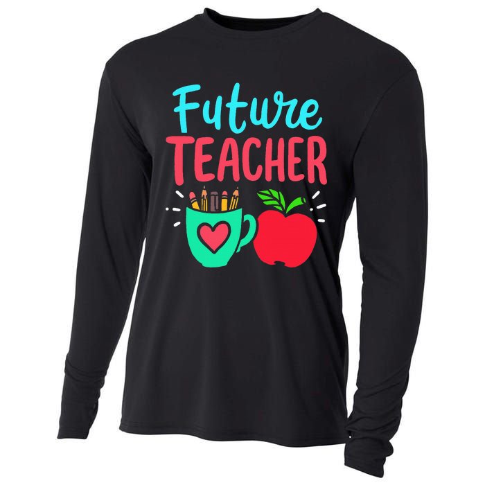 Future Teacher Education Student Cooling Performance Long Sleeve Crew