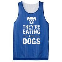 Funny TheyRe Eating The Dogs Mesh Reversible Basketball Jersey Tank