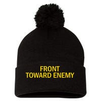 Front Toward Enemy Pom Pom 12in Knit Beanie