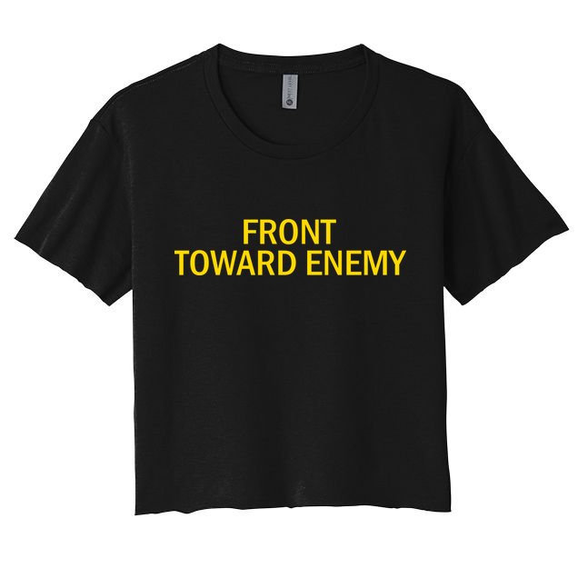 Front Toward Enemy Crop Top