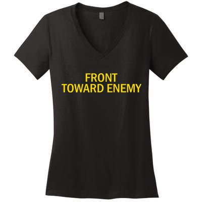 Front Toward Enemy Women's V-Neck T-Shirt