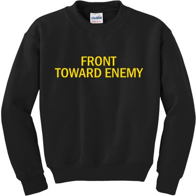 Front Toward Enemy Kids Sweatshirt