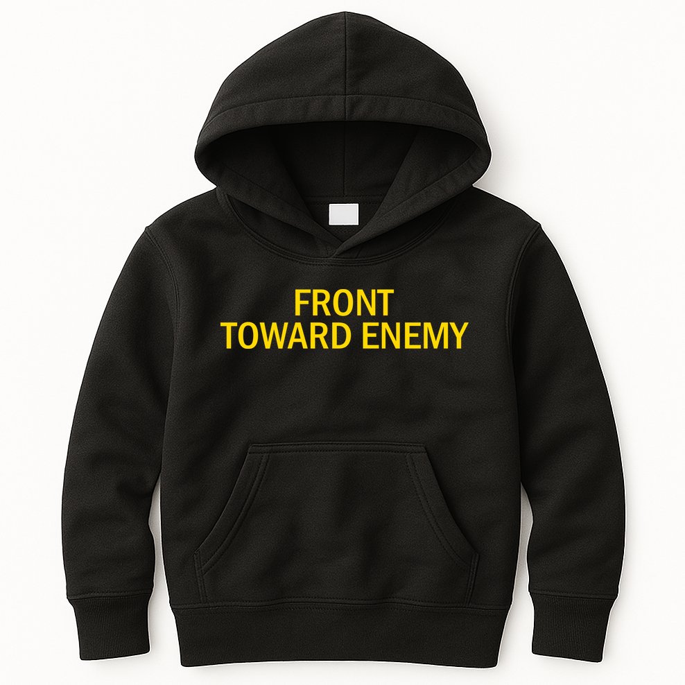 Front Toward Enemy Kids Hoodie