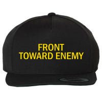 Front Toward Enemy Wool Snapback Cap