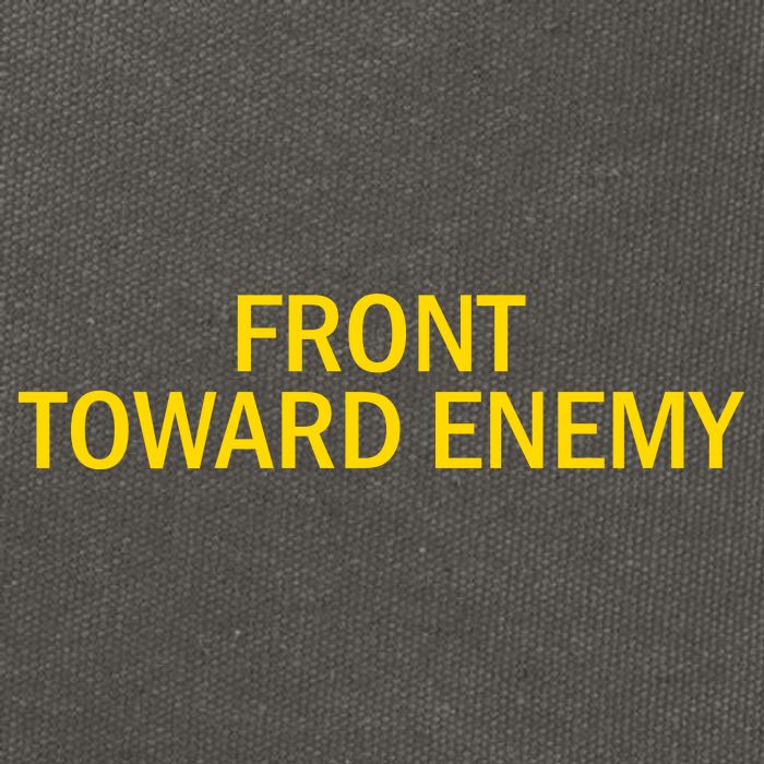 Front Toward Enemy Cotton Canvas Backpack