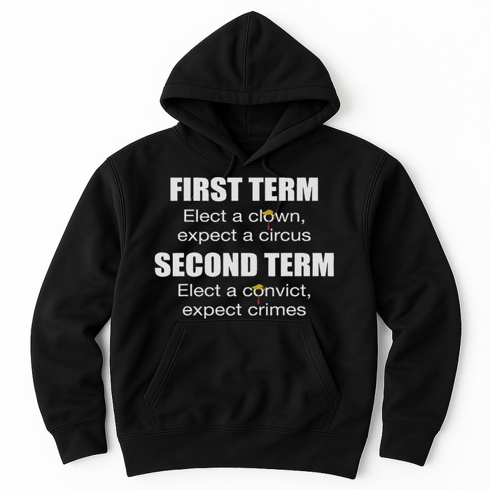 First Term Elect A Clown Expect A Circus Second Term Elect Hoodie