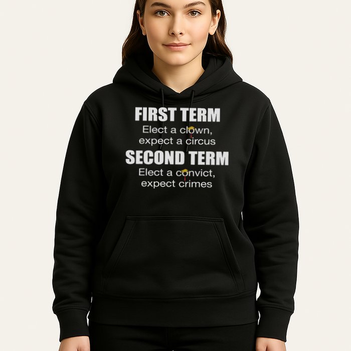 First Term Elect A Clown Expect A Circus Second Term Elect Hoodie