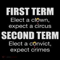 First Term Elect A Clown Expect A Circus Second Term Elect Impact Tech Backpack