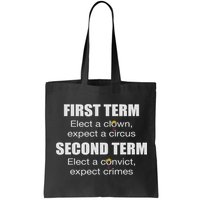 First Term Elect A Clown Expect A Circus Second Term Elect Bag